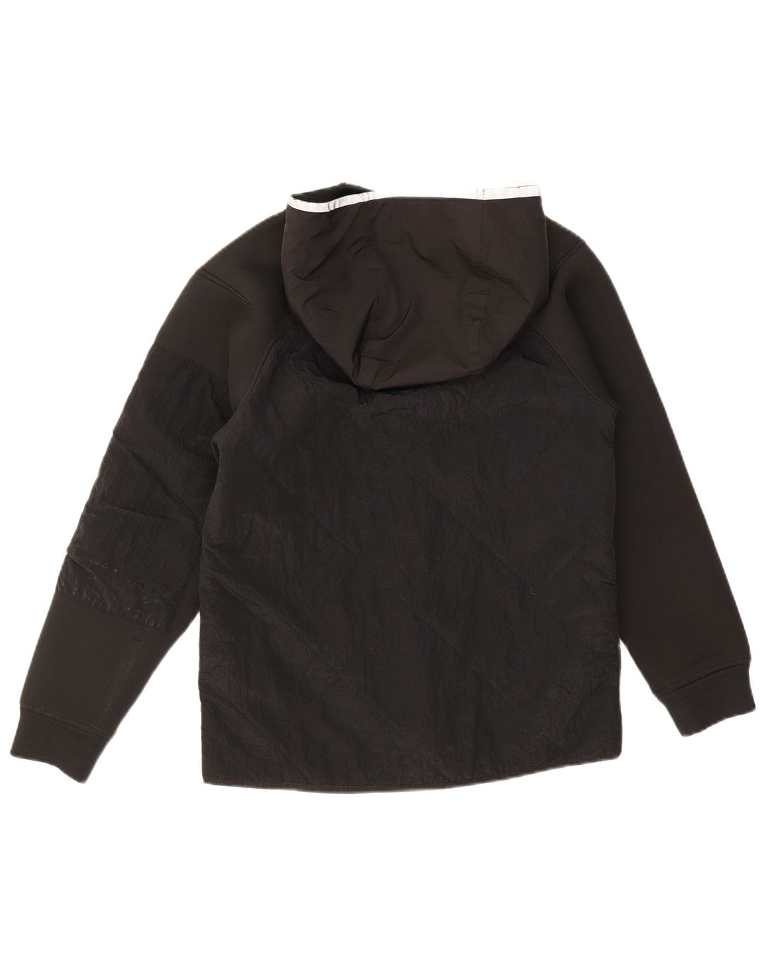 Jaqueta de chuva com capuz Zara Boys 11-12 anos poliéster preto