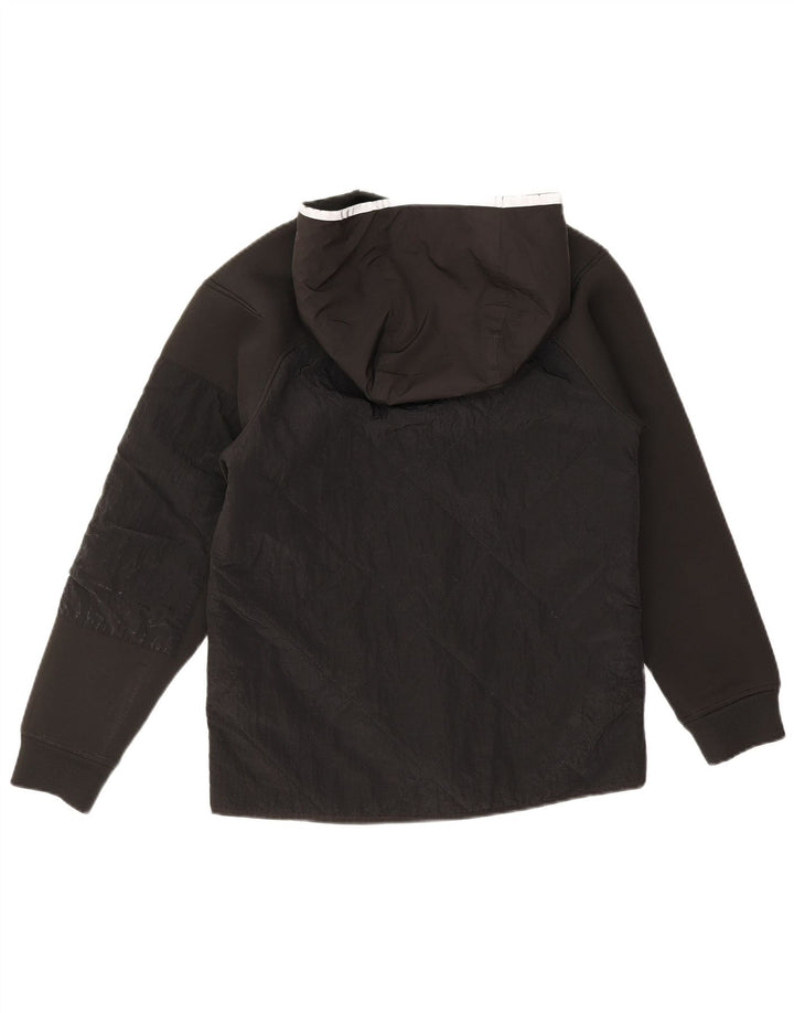 Jaqueta de chuva com capuz Zara Boys 11-12 anos poliéster preto