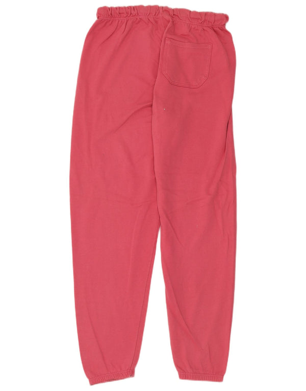 Calça de treino feminina Champion Joggers UK 14 algodão rosa médio