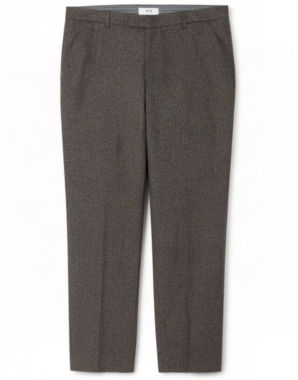Ted Baker Mens Tapered Suit Calças W38 L32 Cinza