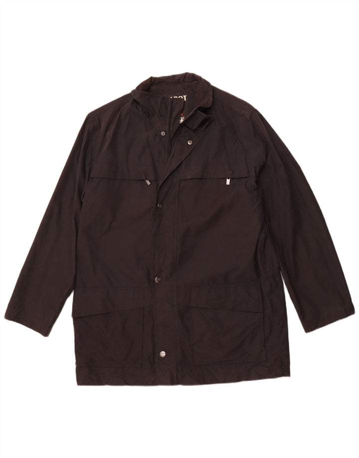 Jaqueta utilitária masculina POLBOT UK 40 grande poliéster preto