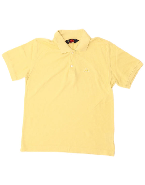 Polo KAPPA Meninos 13-14 Anos Grande Algodão Amarelo