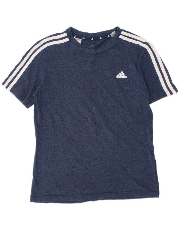 Top Adidas Menino 11-12 Anos Azul Marinho Algodão