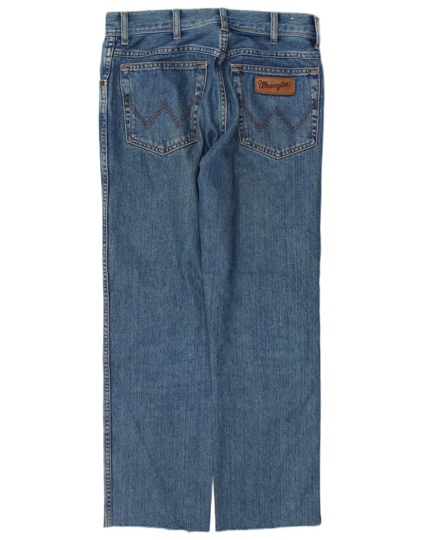 Wrangler Masculino Texas Straight Jeans W30 L28 Azul Algodão