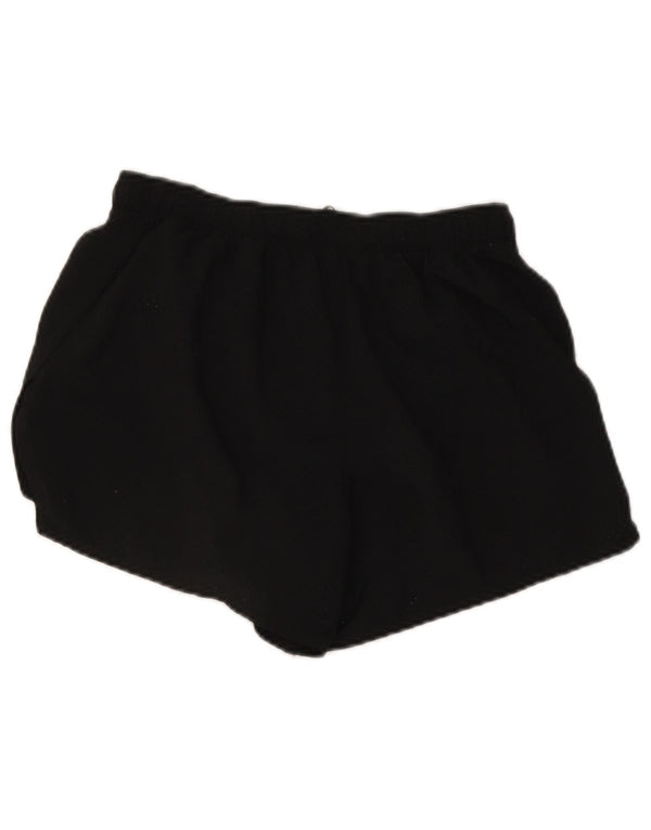 Shorts esportivos femininos Nike Dri Fit UK 12 poliéster preto médio