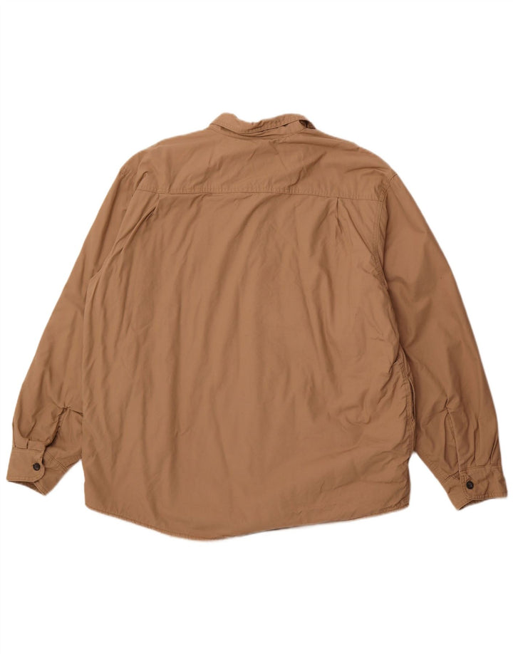 Jaqueta masculina Sherpa WRANGLER Reino Unido 42 XL algodão marrom