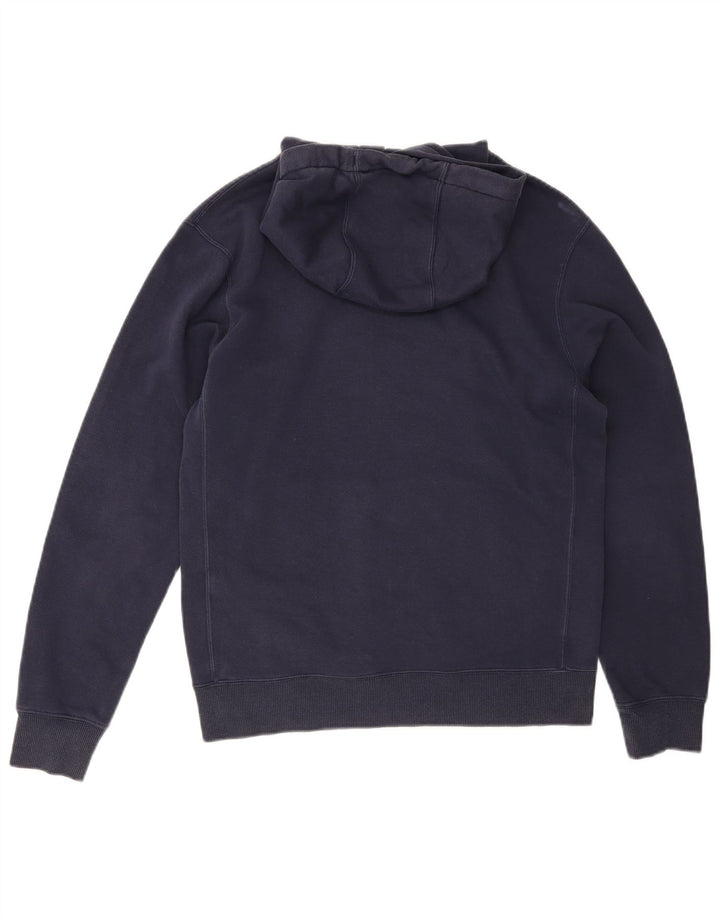 FILA Suéter masculino com capuz pequeno algodão azul marinho