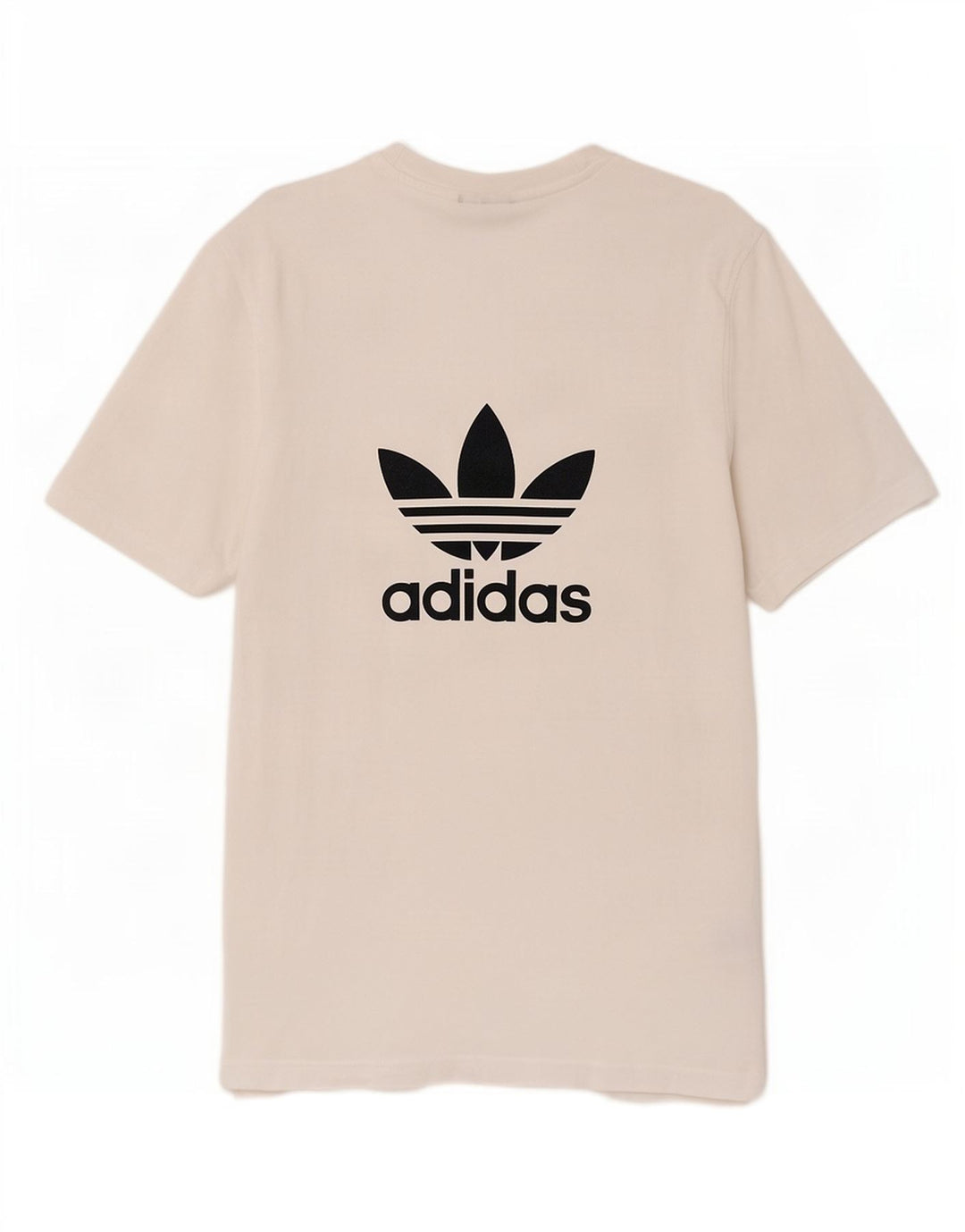 Adidas Mens Graphic T-Shirt Top Médio Algodão Branco