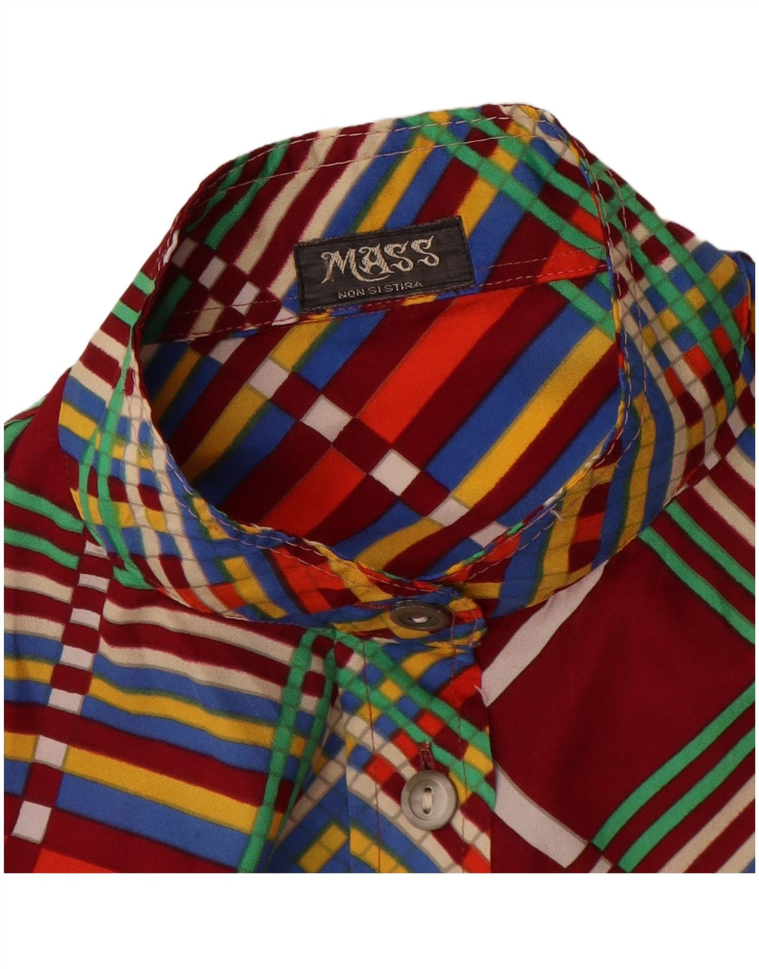 Blusa feminina Mass UK 14 média xadrez multicolorida