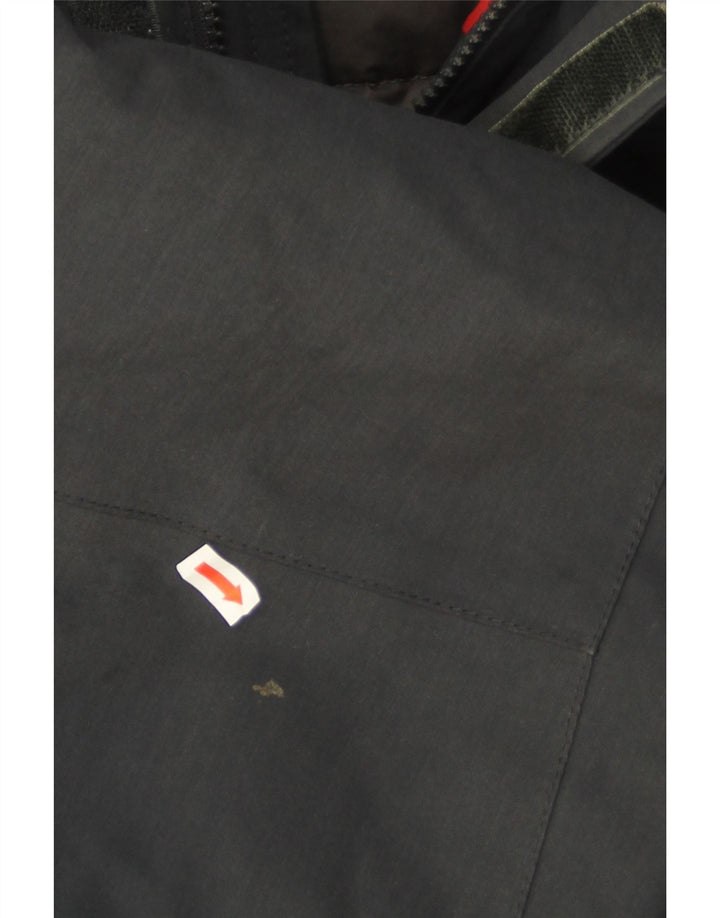 Jaqueta Parka masculina com capuz The North Face Reino Unido 38 poliéster azul marinho médio