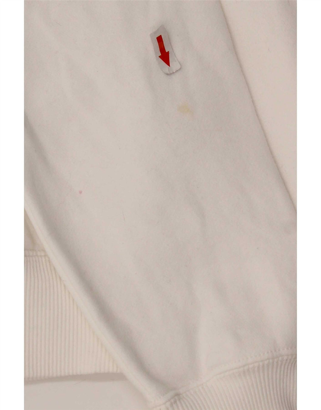 Jaqueta Nike feminina com agasalho gráfico UK 14 médio algodão branco
