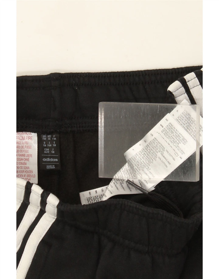 Calças de treino Adidas meninos 7-8 anos algodão preto