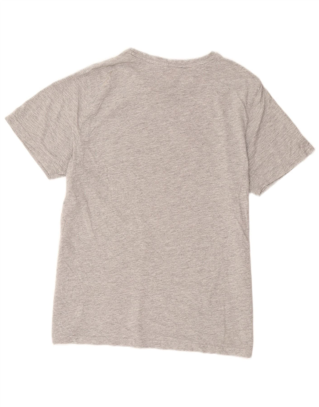 Camiseta Animal Masculina Gráfica Top Algodão Cinza Médio