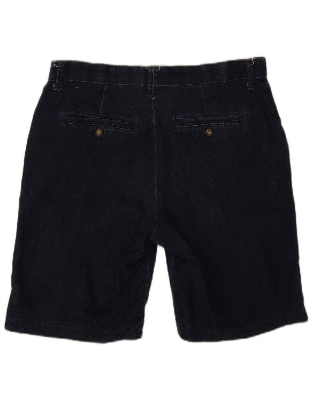 Shorts jeans feminino Lee US 10 grande W32 algodão azul marinho