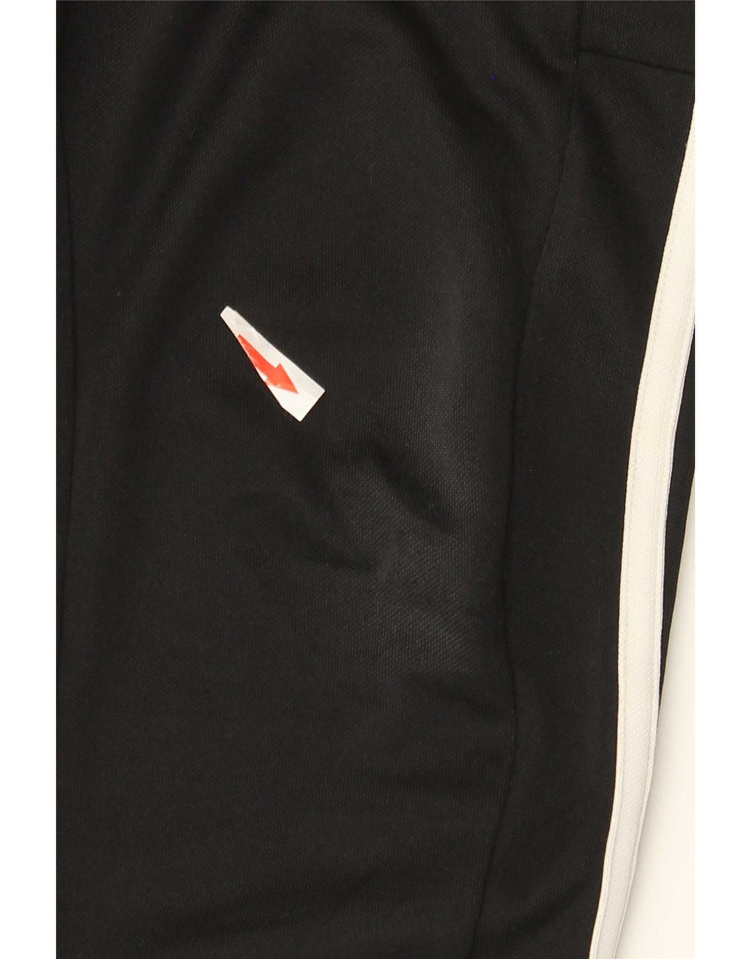 Calça de treino feminina Adidas UK 10 pequena poliéster preto