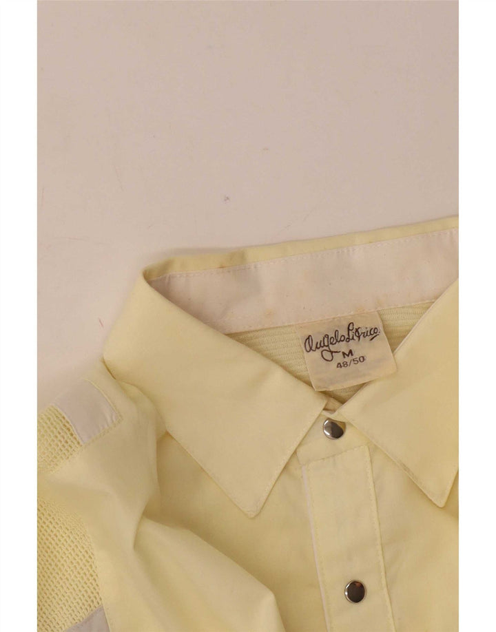 Camisa pulôver masculina Angelo Litrico IT 48/50 listrada amarela média