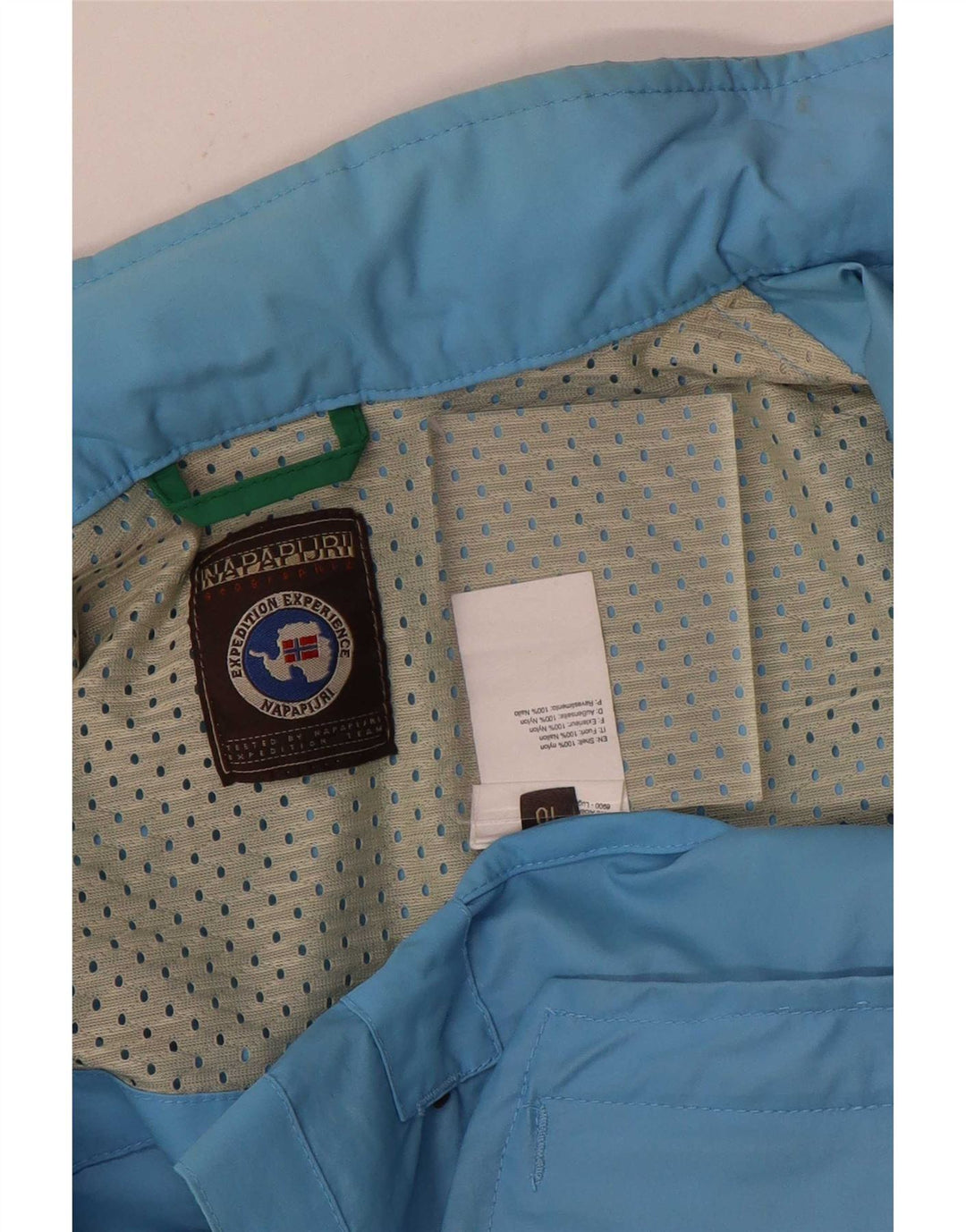 Jaqueta de chuva geográfica Napapijri Boys 9-10 anos azul nylon