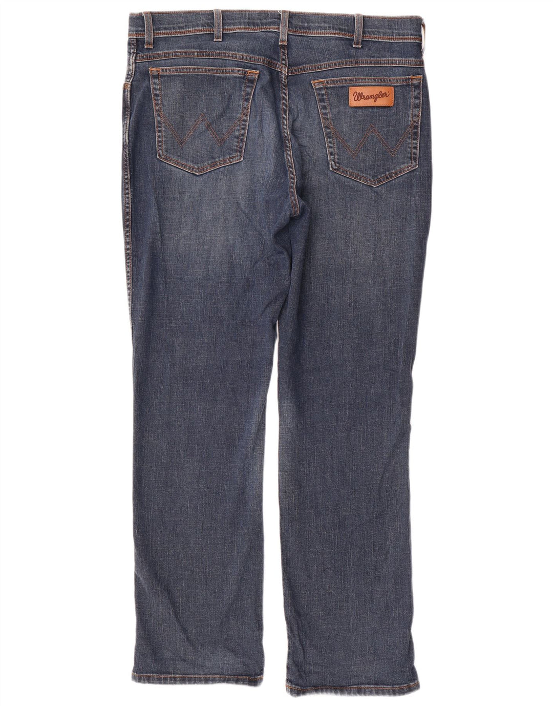 Wrangler Masculino Texas Straight Jeans W38 L32 Azul Algodão