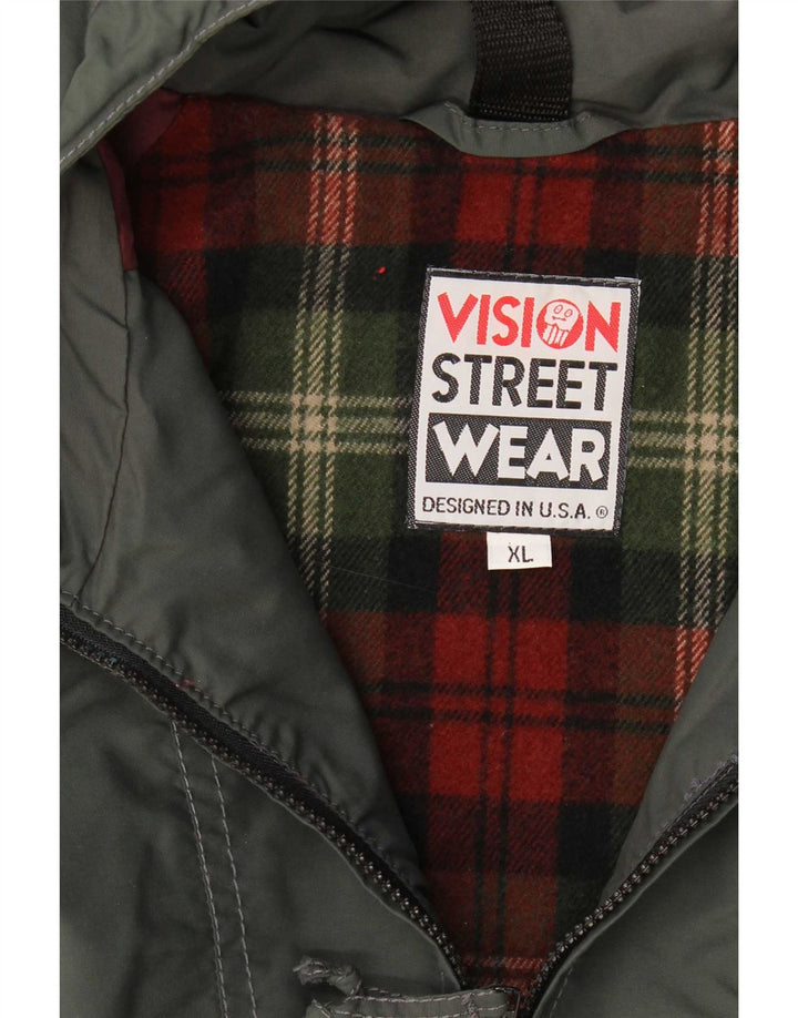 Vision Street Wear Casaco de chuva masculino Camisola de chuva Reino Unido 42 XL Colourblock