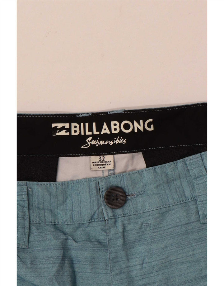 Billabong Mens Chino Shorts W32 Risca de Giz Médio Azul