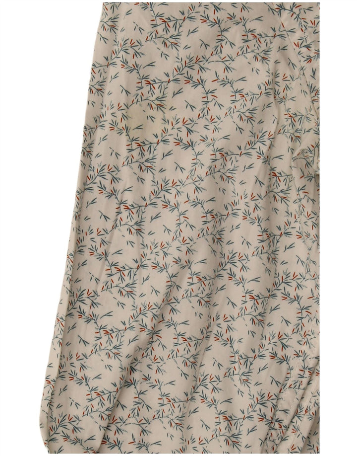 J. Crew Camisa masculina slim de algodão floral branco médio