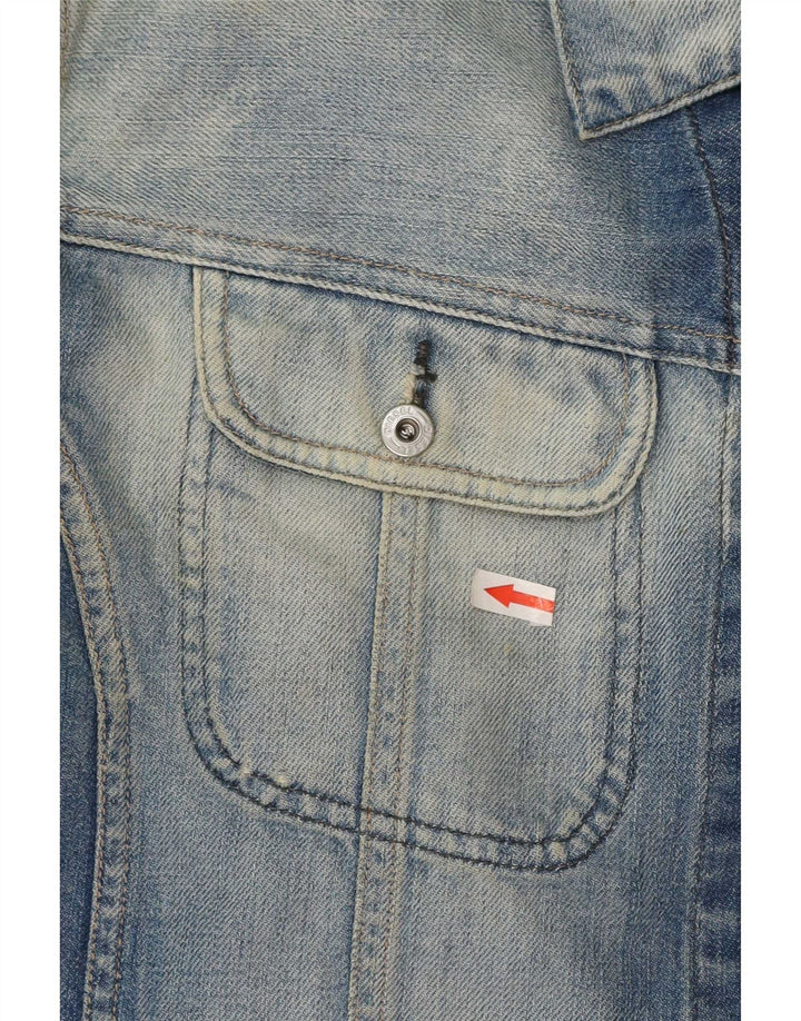 Jaqueta jeans masculina diesel UK 42 XL algodão azul