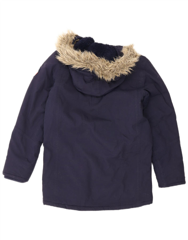 Jaqueta acolchoada com capuz Berghaus Boys 12-13 anos azul marinho poliamida