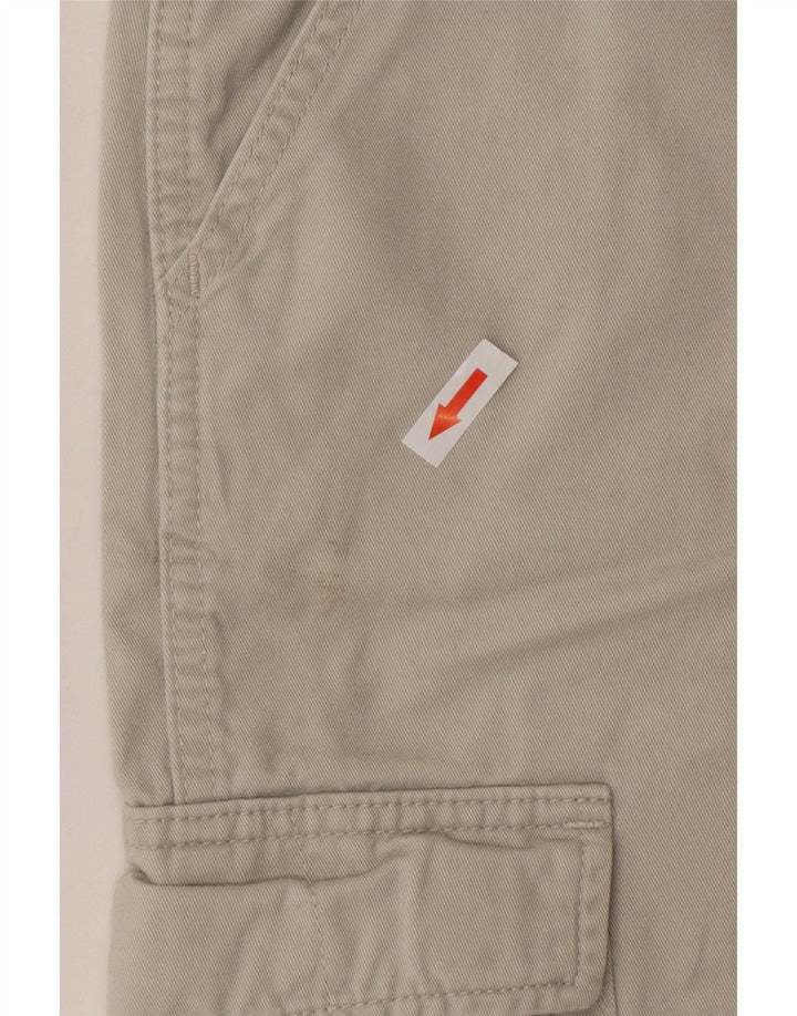 Wrangler Mens Cargo Shorts Grande W36 Algodão Cinza