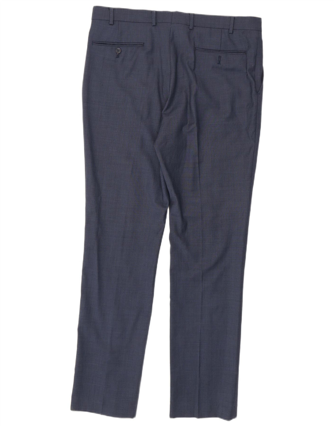 Calça feminina slim PENGUIN W36 L34 lã azul marinho