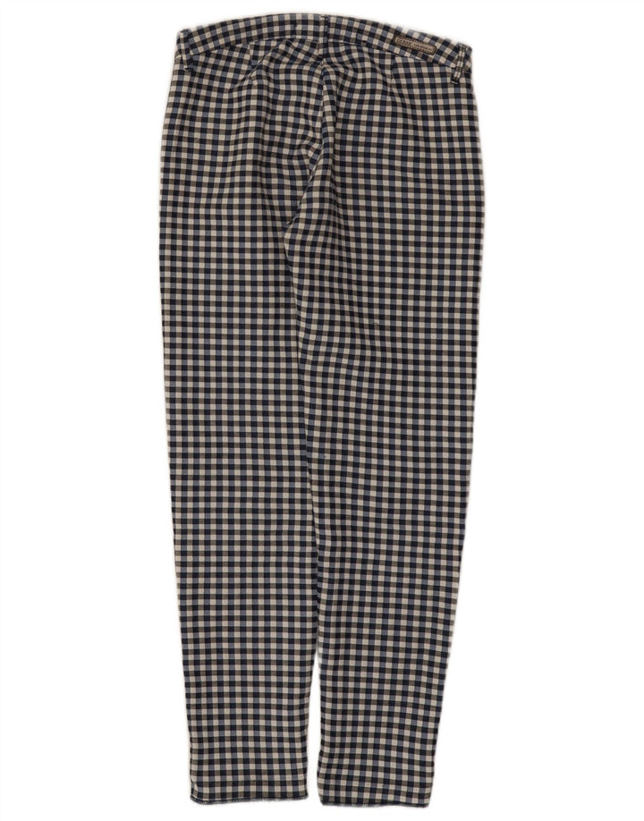 Guess Calça feminina casual slim W24 L26 azul marinho guingão