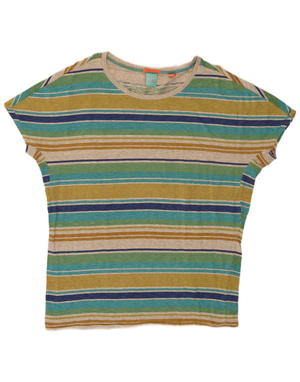 Camiseta masculina Scotch & Soda Top XL listrada multicolorida