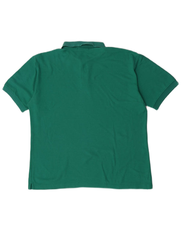 Fila Mens Polo Shirt IT 54 XL Green Cotton