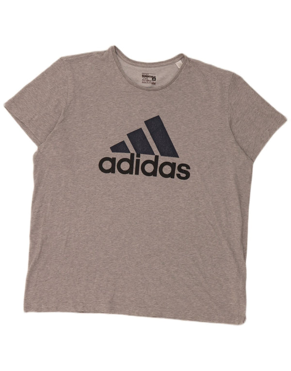 Adidas Camiseta Masculina Graphic Top 2XL Algodão Cinza