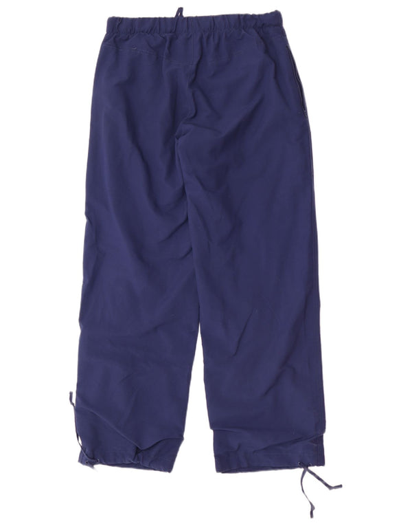 Calça de treino feminina Nike Joggers UK 10/12 médio azul marinho poliéster