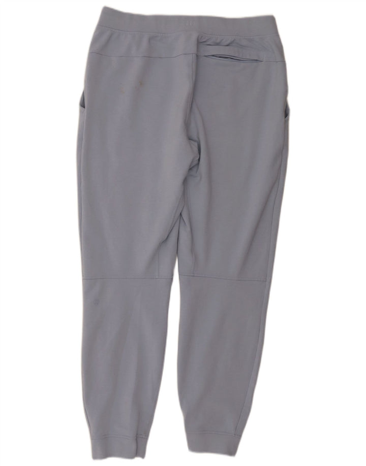 Calça de treino feminina Lululemon Joggers UK 16 grande poliéster azul