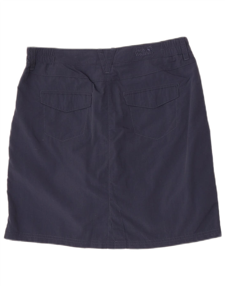 Minissaia feminina Jack Wolfskin Reino Unido 8 pequena W30 azul marinho poliamida