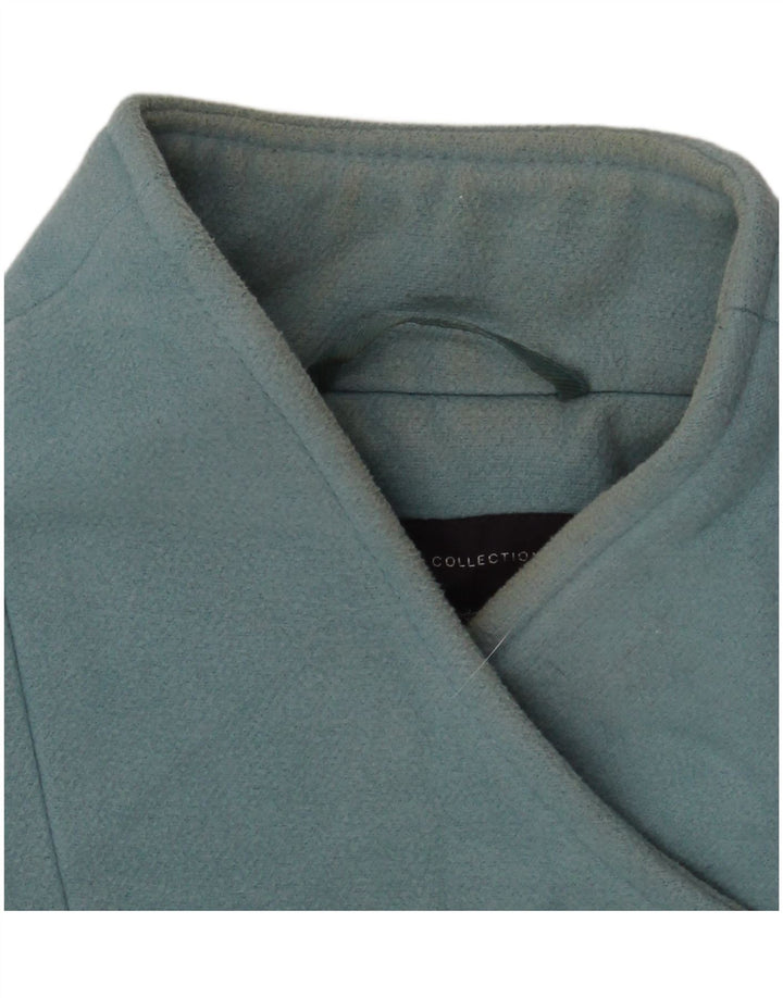 Sobretudo feminino Marks & Spencer folgado Reino Unido 18 XL azul poliéster