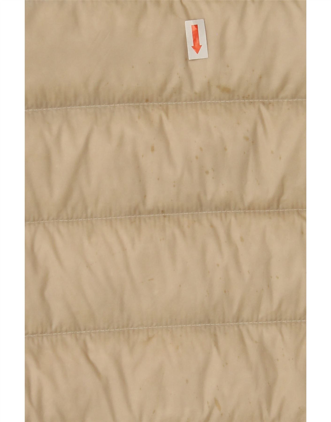 REFRIGIWEAR Womens Padded Coat UK 14 Medium Beige Polyamide Vintage Refrigiwear and Second-Hand Refrigiwear from Messina Hembry 