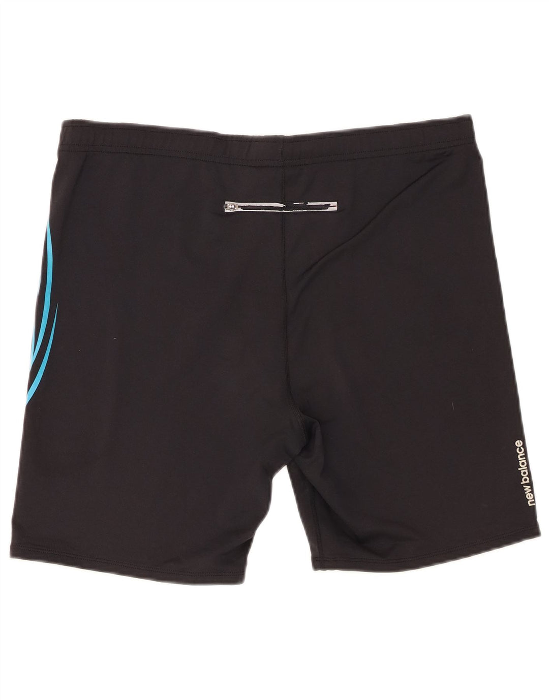 Shorts esportivos gráficos masculinos New Balance grandes pretos