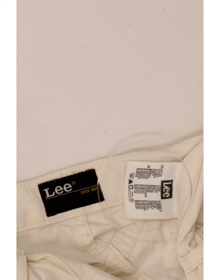 Lee Mens Brooklyn Straight Jeans W32 L34 Algodão Branco