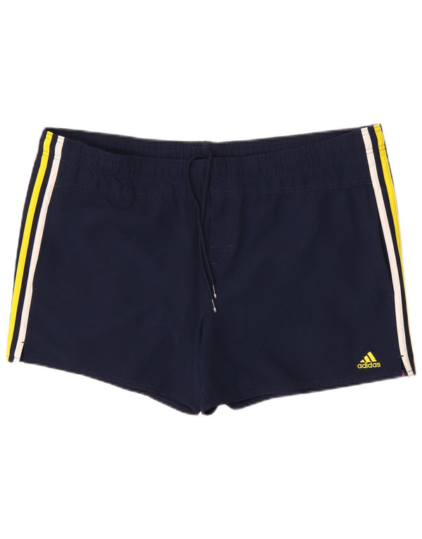 Shorts de natação masculino Adidas XL azul marinho nylon