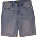 Shorts jeans feminino Dkny US 14 XL W32 algodão azul