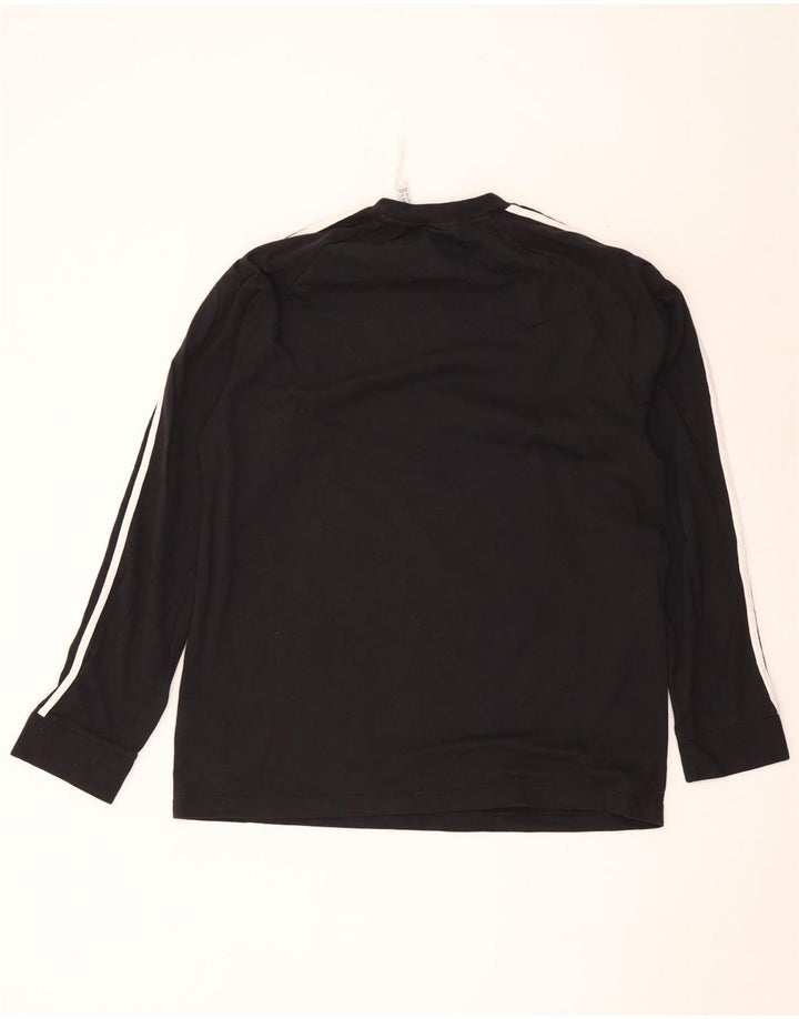 Adidas Mens Top Manga Longa XL Preto Algodão