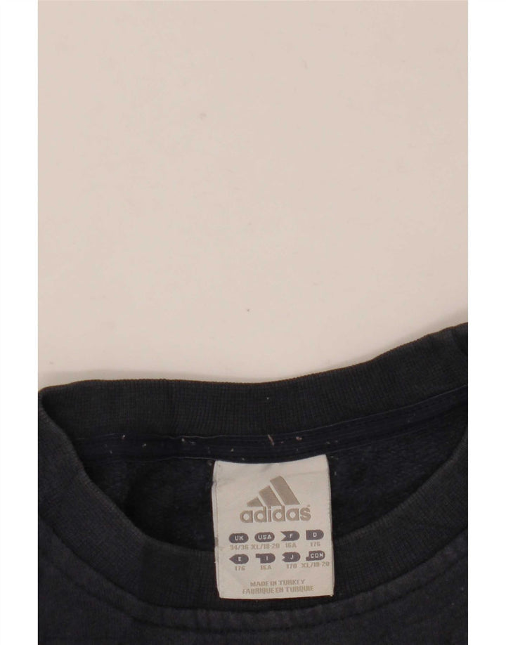 Sweatshirt Adidas Menino Graphic Jumper 15-16 Anos Azul Marinho