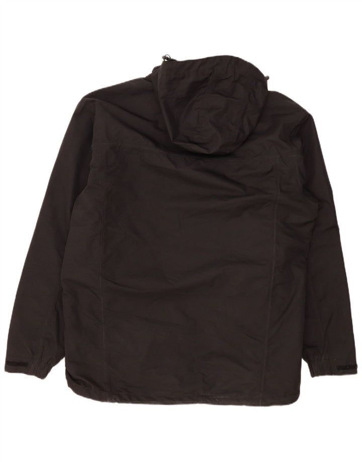 Jaqueta corta-vento masculina Umbro com capuz UK 44 2XL poliéster preto