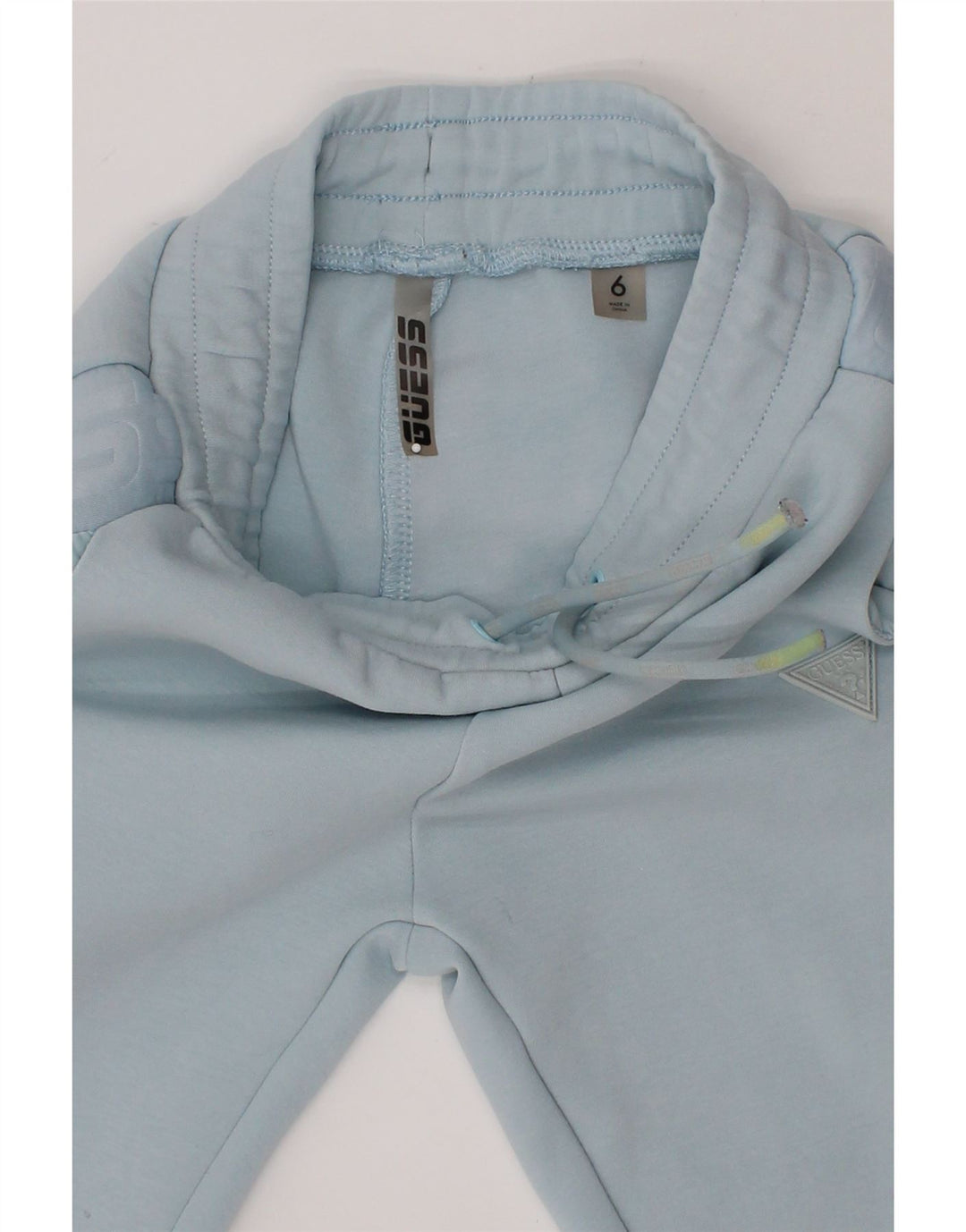 GUESS Girls Tracksuit Trousers Joggers 5-6 Years  Blue Cotton Vintage Guess and Second-Hand Guess from Messina Hembry 