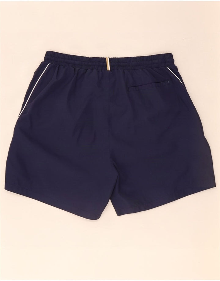 Hugo Boss Mens Graphic Sport Shorts Grande Poliéster Azul Marinho
