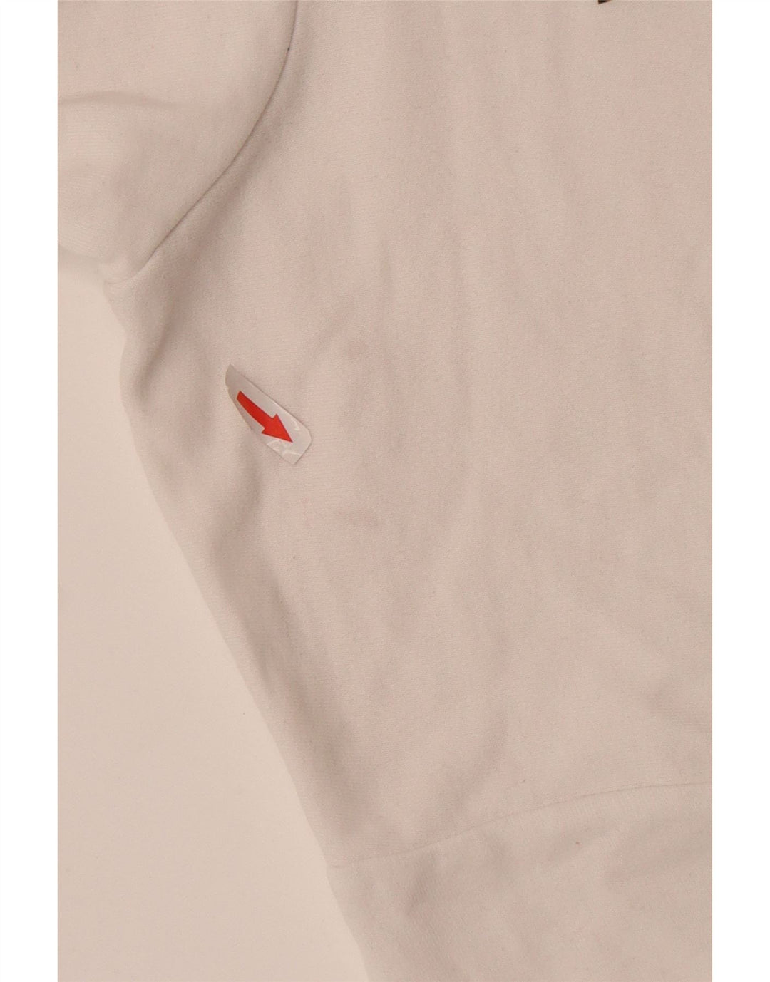 Suéter com capuz oversized feminino Levi's UK 14 algodão branco médio