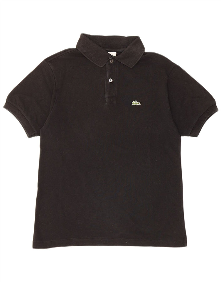 Pólo Lacoste Menino 13-14 Anos Preto Algodão