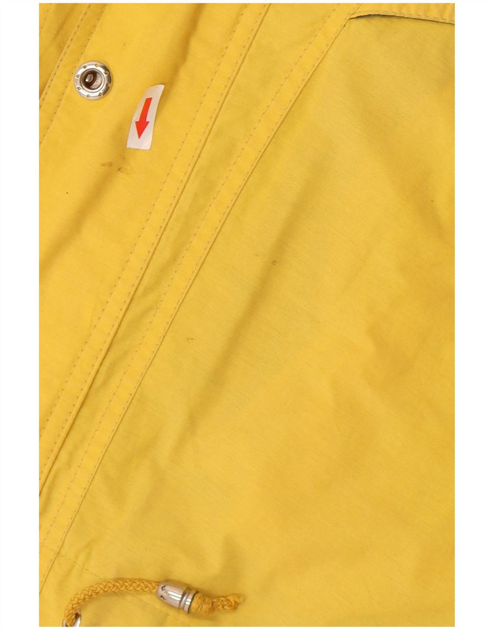 Jaqueta de chuva masculina Polbot com capuz UK 38 poliéster amarelo médio